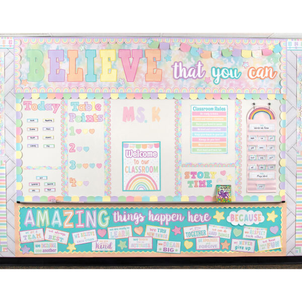 Oh Happy Day Rainbow 14 Pocket Chart