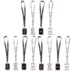 Confetti Hall Pass with Lanyard, 4 Per Pack, 3 Packs