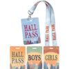 Moving Mountains Hall Pass with Lanyard, 4 Per Pack, 3 Packs