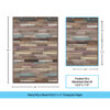 Reclaimed Wood Design Large 6 Pocket Chart, 26" x 38"