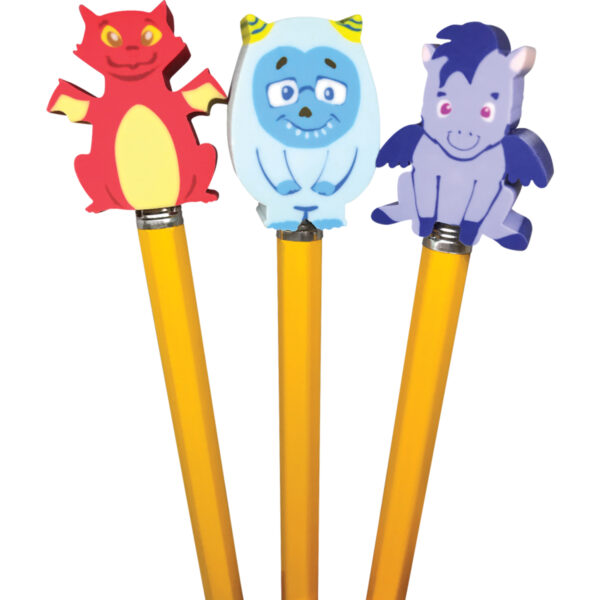 Whatsits Collectable Erasers Mystery Packs: Fantasy Friends, 20 Per Set, 2 Sets