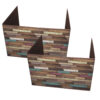 ERSTCR20346-2.jpg Reclaimed Wood Design Privacy Screen, Pack of 2