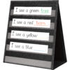 Black Desktop Pocket Chart, 15-1-2" x 12", Pack of 2