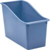 Slate Blue Plastic Book Bin, Pack of 6