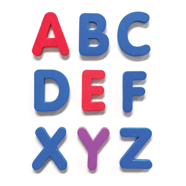Magnetic Foam Uppercase Letters, 2 Sets