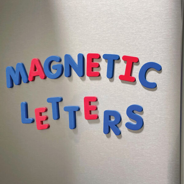 Magnetic Foam Uppercase Letters, 2 Sets
