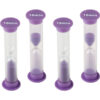 ERSTCR20682-6_1-1.jpg Small Sand Timer, 10 Minute, Purple, 4 Per Pack, 6 Packs