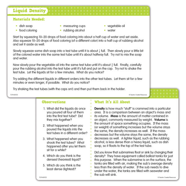 Test Tube & Activity Set, 2 Sets
