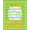 Lime Polka Dots 10 Pocket Chart