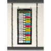 Chalkboard Brights 14 Pocket Daily Schedule Pocket Chart, 13" x 34"