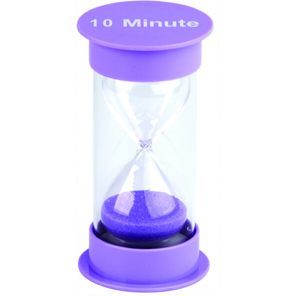 Sand Timer, Medium, 10 Minute, Pack of 3