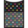 TCR20772_Superhero Chalkboard Brights Magnetic Storage Pocket, Pack of 6