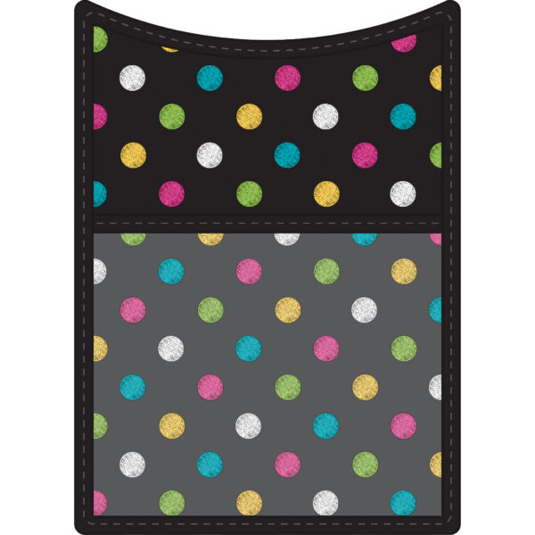 TCR20772_Superhero Chalkboard Brights Magnetic Storage Pocket, Pack of 6
