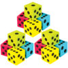 ERSTCR20810-3.jpg Foam Colorful Jumbo Dice, 4 Per Pack, 3 Packs