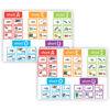 Short Vowels Pocket Chart Cards, 205 Pieces Per Pack, 2 Packs
