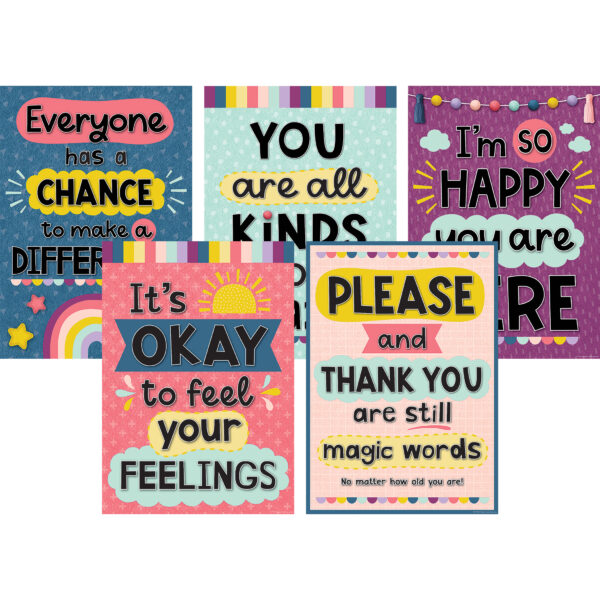 Oh Happy Day Poster Set Oh Happy Day Poster Pack, 5 Posters