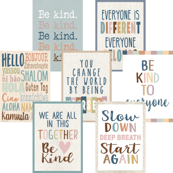 Everyone is Welcome Poster Set Everyone Is Welcome Posters, 13-3-8" x 19", Set of 7