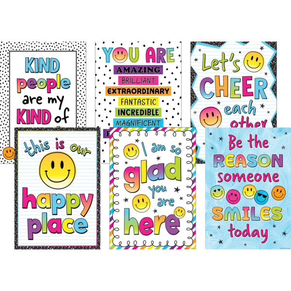 Brights 4Ever Positive Poster Set (6) Brights 4Ever Positive Posters, Set of 6