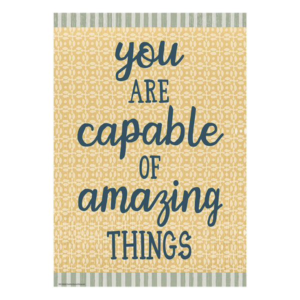 Classroom Cottage Positive Poster Set (6) Classroom Cottage Positive Posters, Set of 6