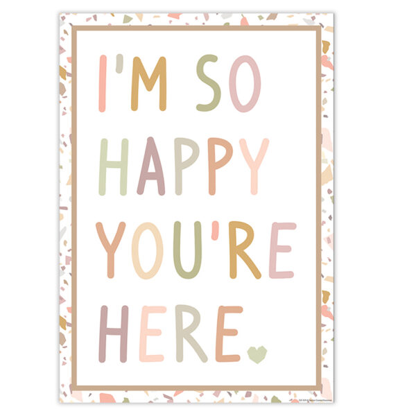Terrazzo Tones Positive Poster Set (6) Terrazzo Tones Positive Poster, Set of 6