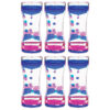 Blue & Pink Liquid Motion Bubbler, Pack of 6