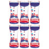 Red & Blue Liquid Motion Bubbler, Pack of 6