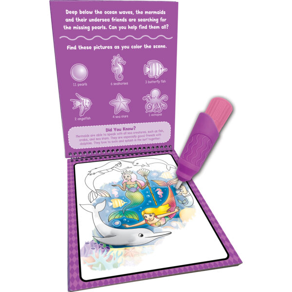 Princesses, Mermaids & Fairies Water Reveal Book, 6 Sets