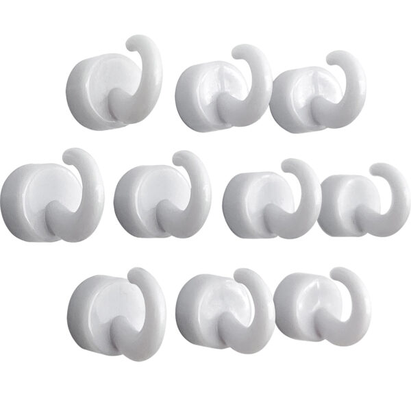 Mini Hook Magnets Mini Hook Magnets, 10 Per Pack, 2 Packs