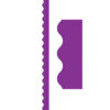 Purple Scalloped Border Trim, 35 Feet Per Pack, 6 Packs