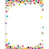 Confetti Computer Paper, 8.5" x 11", 50 Sheets Per Pack, 6 Packs