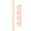 Blush Scalloped Border Trim, 35 Feet Per Pack, 6 Packs