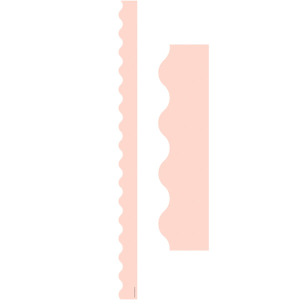 Blush Scalloped Border Trim, 35 Feet Per Pack, 6 Packs