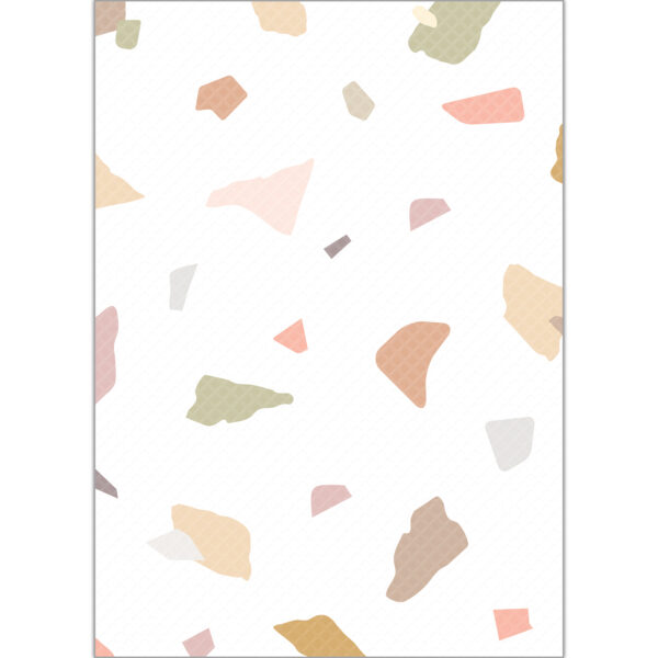 Better Than Paper Bulletin Board Roll, Terrazzo Tones, 4- Pack