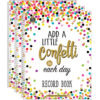Confetti Record Book, Pack of 3
