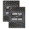 Chalkboard Brights Lesson Plan and Record Book, Pack of 2