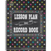 Chalkboard Brights Lesson Plan and Record Book, Pack of 2