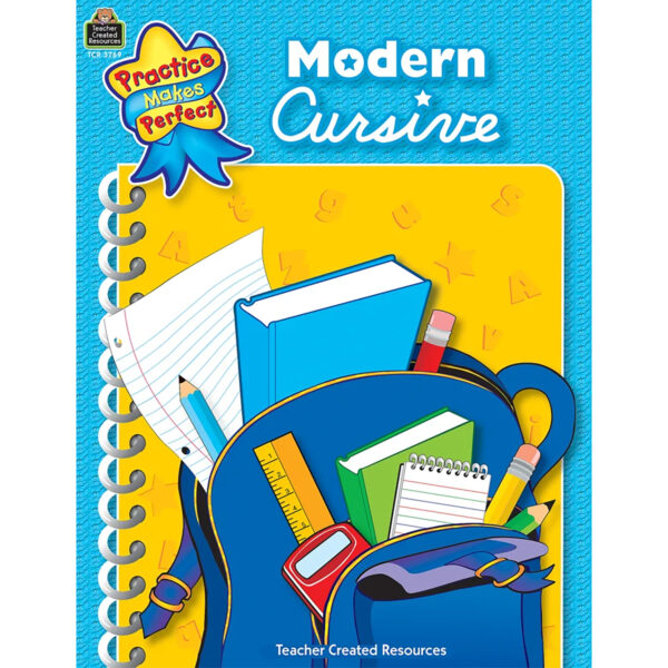 Practice Makes Perfect: Modern Cursive Book, Pack of 3