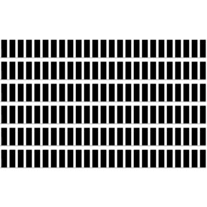 Black and White Vertical Stripes Straight Border Trim, 35 Feet Per Pack, 6 Packs