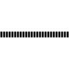 Black and White Vertical Stripes Straight Border Trim, 35 Feet Per Pack, 6 Packs