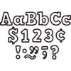 Black & White Bold Block 4" Letters Combo Pack Black & White Bold Block 4" Letters Combo Pack, 230 Per Pack, 2 Packs