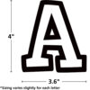 ERSTCR3937-2_2.jpg Black & White Bold Block 4" Letters Combo Pack, 230 Per Pack, 2 Packs