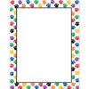 Colorful Paw Prints Computer Paper, 50 Per Pack, 6 Packs