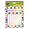 Colorful Paw Prints Incentive Charts, 5.25" x 6", 36 Sheets Per Pack, 6 Packs