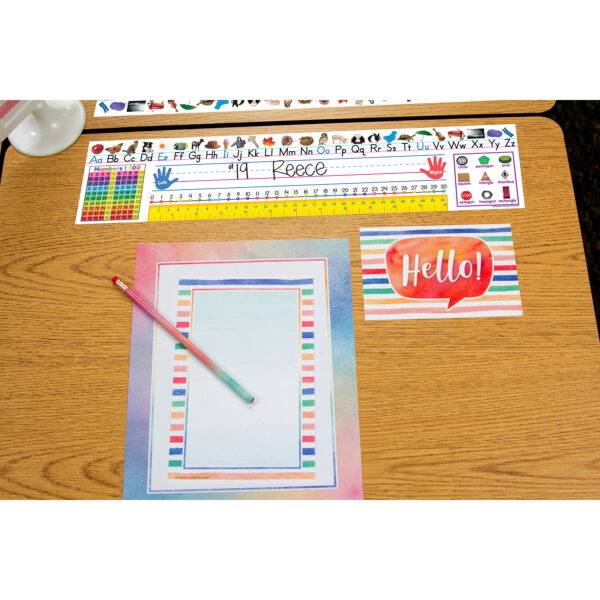 Colorful Traditional Printing Jumbo Name Plates Colorful Traditional Printing Jumbo Name Plates, 18" x 24", 36 Per Pack, 3 Packs
