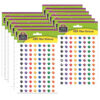 Colorful Paw Prints Mini Stickers, 3-8"Dia, 528 Per Pack, 12 Packs