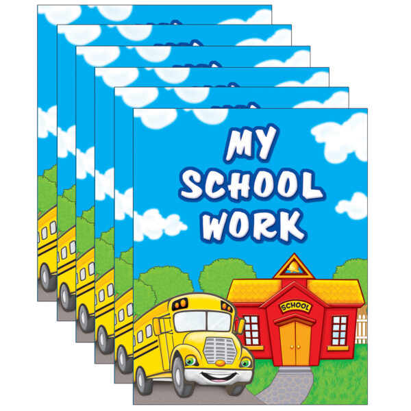 ERSTCR4939-6.jpg My School Work Pocket Folder, Pack of 6