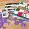 Large circle hole punch used with Confetti Project Paper Confetti Project Paper, 12" x 12", 80 Sheets
