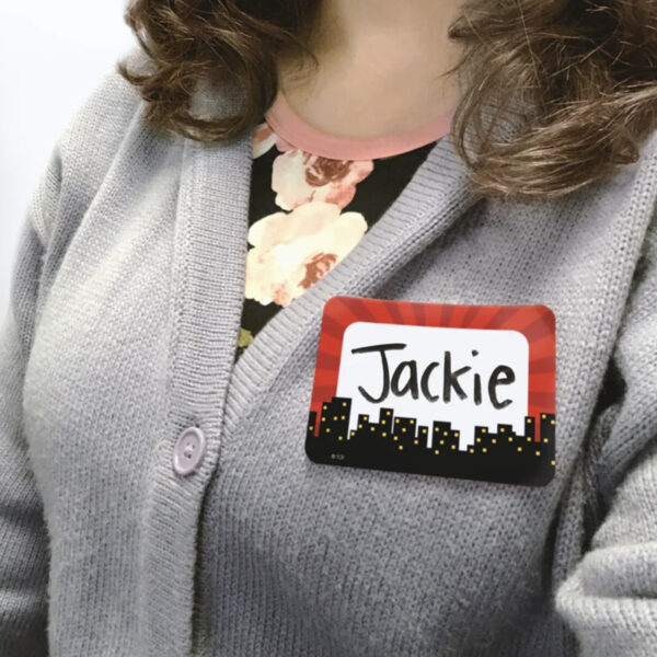 Superhero Name Tags-Labels, 36 Per Pack, 6 Packs
