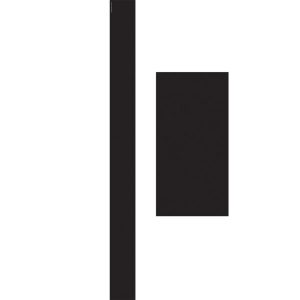 Black Straight Border Trim, 35 Feet Per Pack, 6 Packs