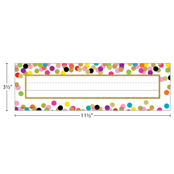 ERSTCR5886-6_1-1.jpg Confetti Name Plates, 36 Per Pack, 6 Packs